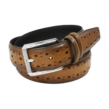 Metcalf Brouge Leather Belt