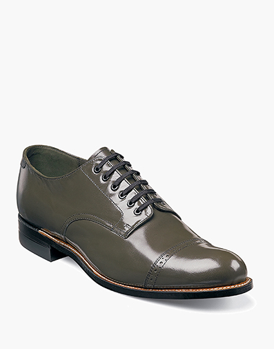 Madison Cap Toe Oxford in Olive for $$69.90