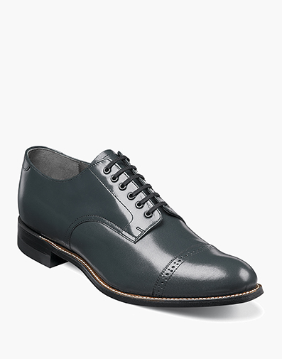 Madison Cap Toe Oxford in Navy for $$130.00
