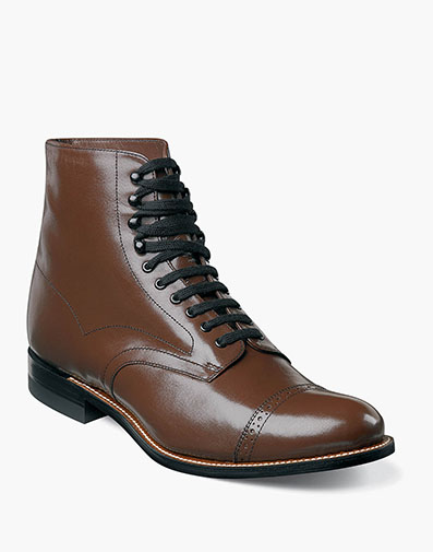 Madison Cap Toe Boot in Brown for $$150.00