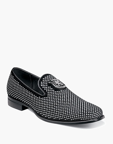 Swagger Studded Slip On in Black and Silver for $$69.90