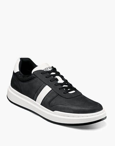 Currier Moc Toe Lace Up Sneaker in Black for $$59.90