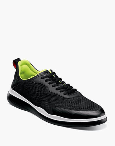 Maxson Moc Toe Lace Up Sneaker in Black for $$39.90