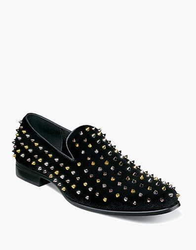 Spire Spiked Slip On in Black and Silver for $$90.00