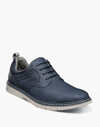 Stride Plain Toe Lace Up in Navy.