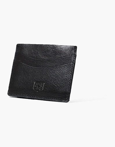 Black Cardholder Premium Leather in Black.