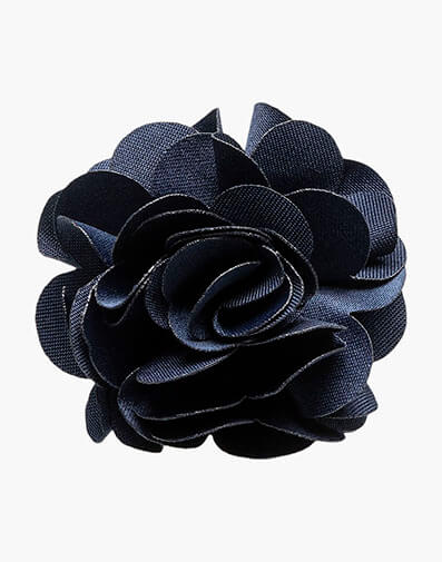 Taylor Floral Lapel Pin in Navy for $$14.00