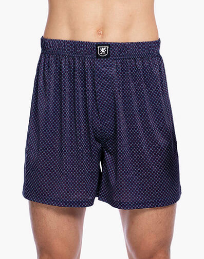 Boxer Shorts Performance Fabric in Navy Multi for $$19.95
