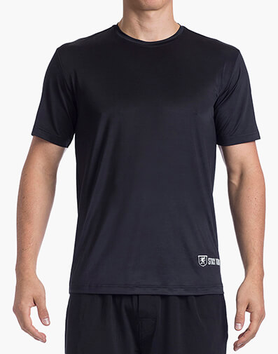Crew Neck T-Shirt ComfortBlend Loungewear in Black for $$19.95