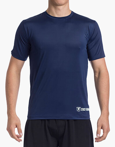 Crew Neck T-Shirt ComfortBlend Loungewear in Navy for $$19.95