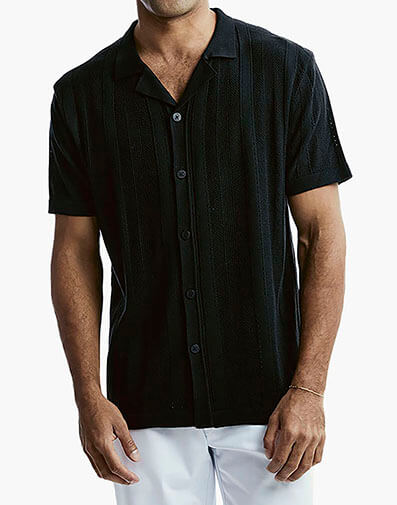Dean Button Down Shirt in Black for $$49.90