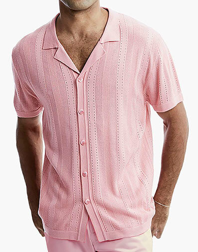 Dean Button Down Shirt in Pink for $$49.90