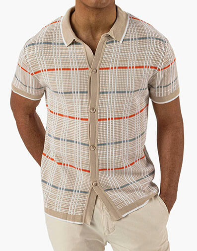 Gibson Button Down Shirt in White Multi for $$49.90
