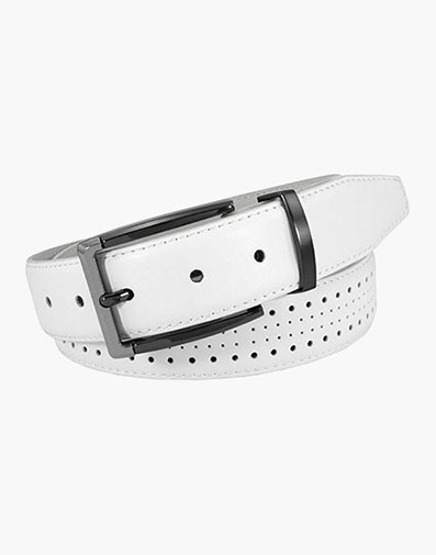 Pacer Perf Leather Belt in White for $$29.90