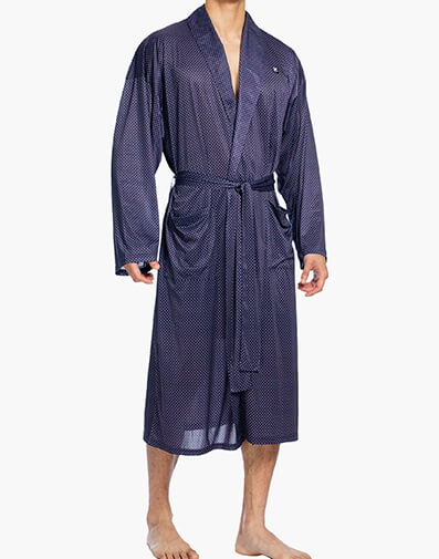 Social Robe ComfortBlend Loungewear in Navy Multi for $$29.95