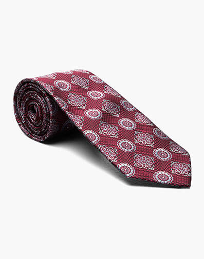 Braxton Tie And Hanky Set in Burgundy for $$20.00