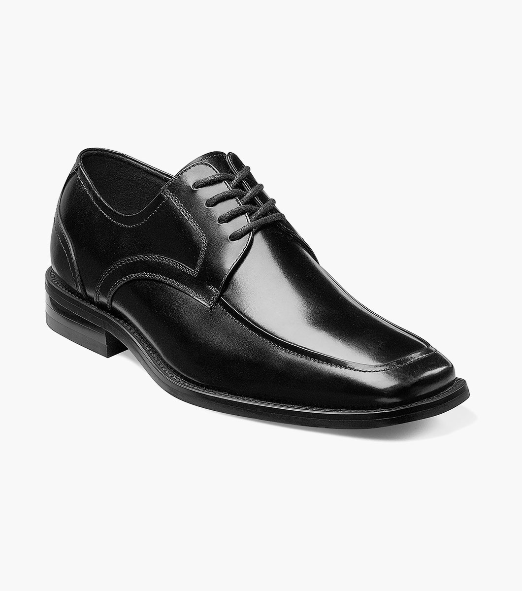 Men's Dress Shoes Black Moc Toe Oxford Stacy Adams Forrest