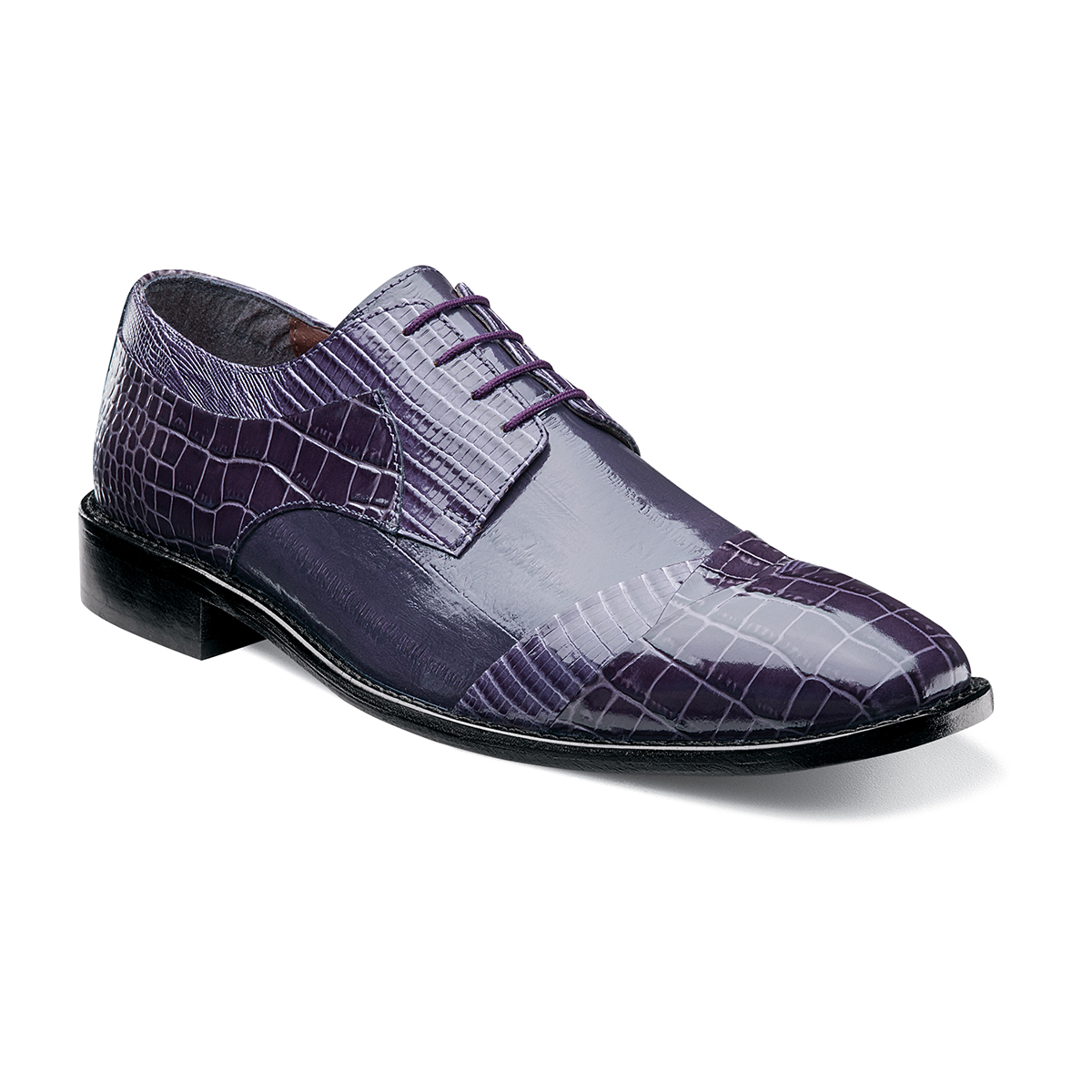 Men's Dress Shoes | Purple Cap Toe Oxford | Stacy Adams Garibaldi