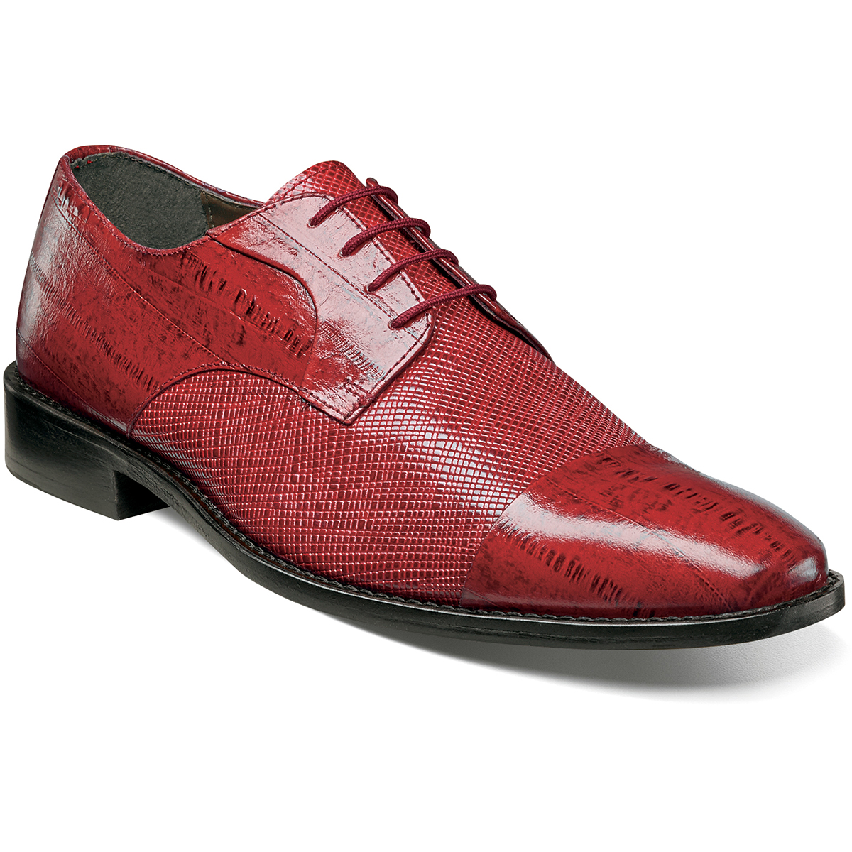 Men's Dress Shoes | Red Cap Toe Lace Up | Stacy Adams Gatto