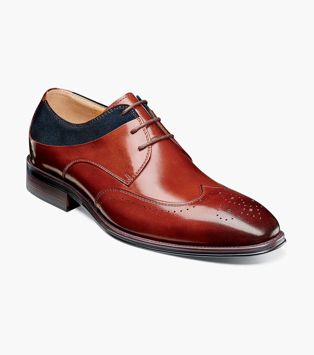 stacy adams garrison wingtip oxford
