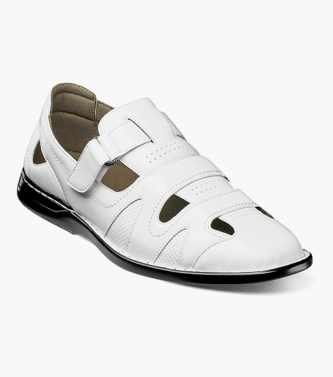 stacy adams leather sandals