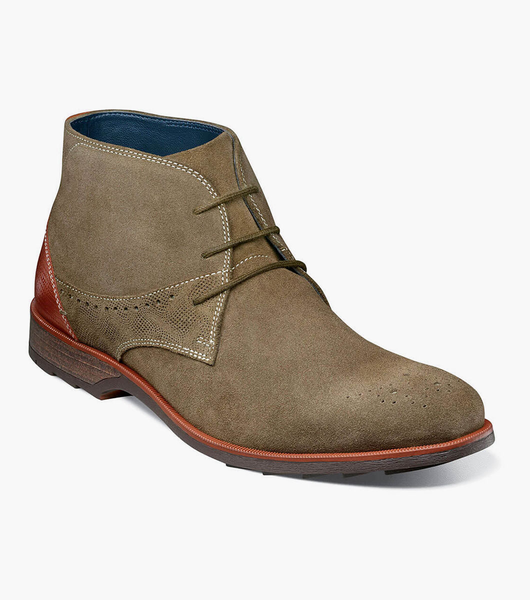 Kingston Plain Toe Chukka Boot Men’s Dress Shoes