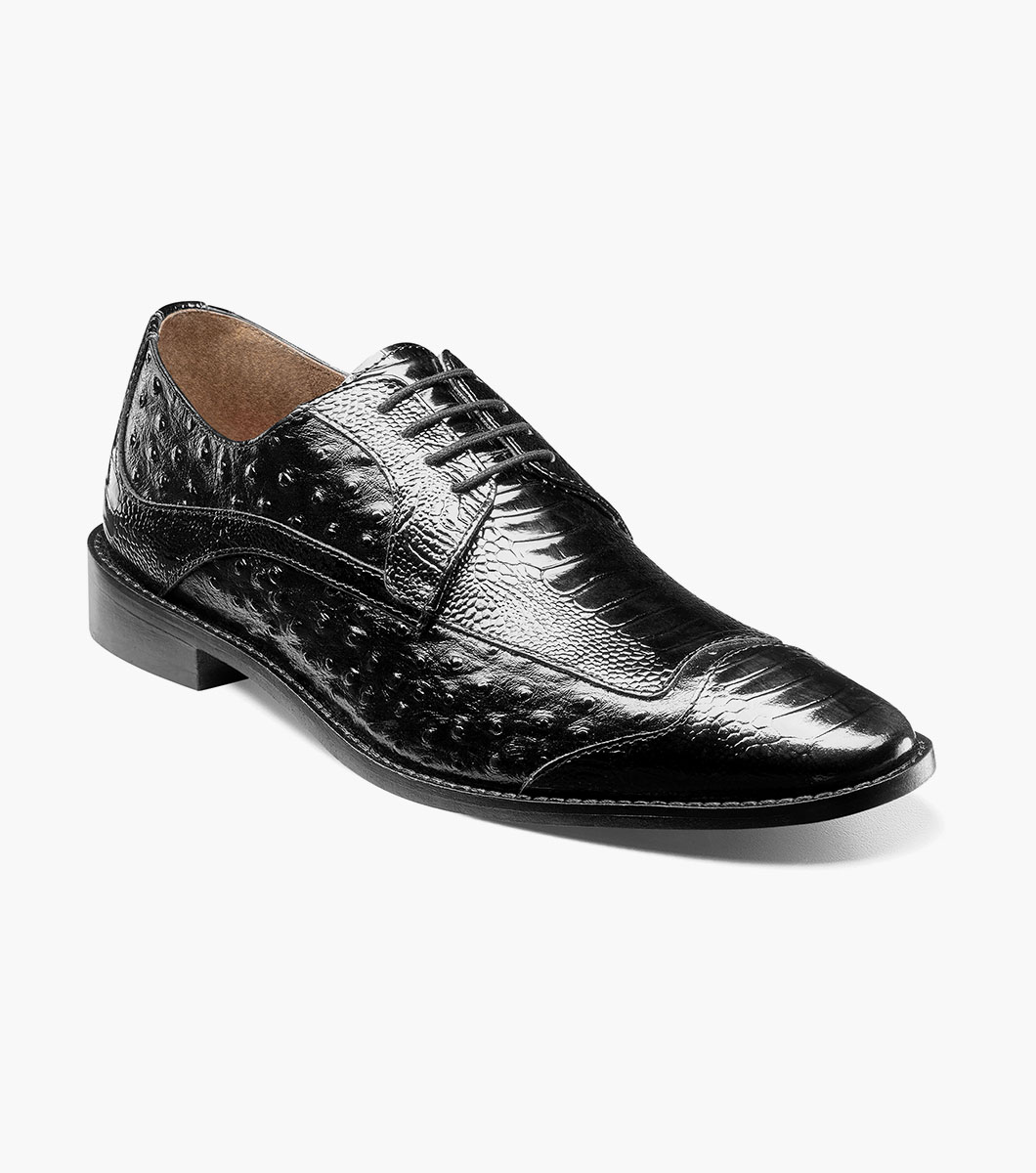 Fanelli Modified Wingtip Oxford Men’s Fashion Shoes | Stacyadams.com