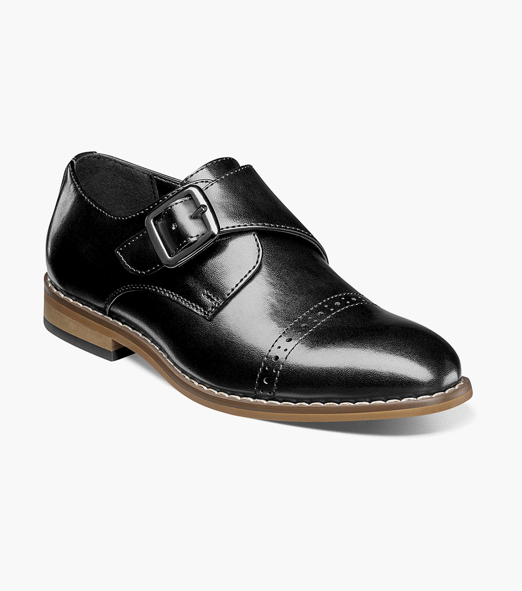 SmartFit Boys Leather Monk Strap Casual