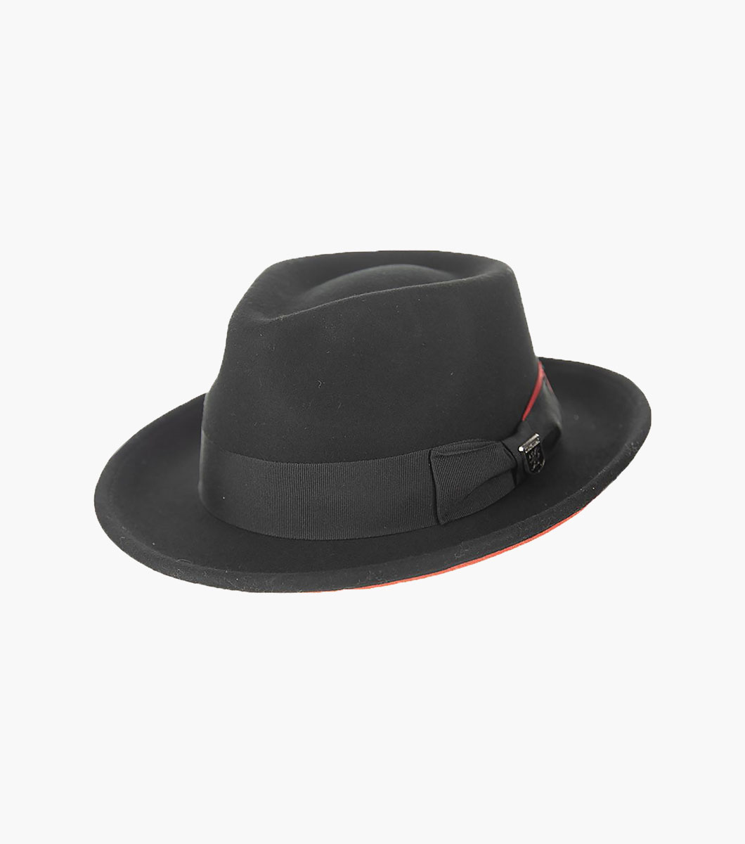 Mickey Fedora in Red, Front View