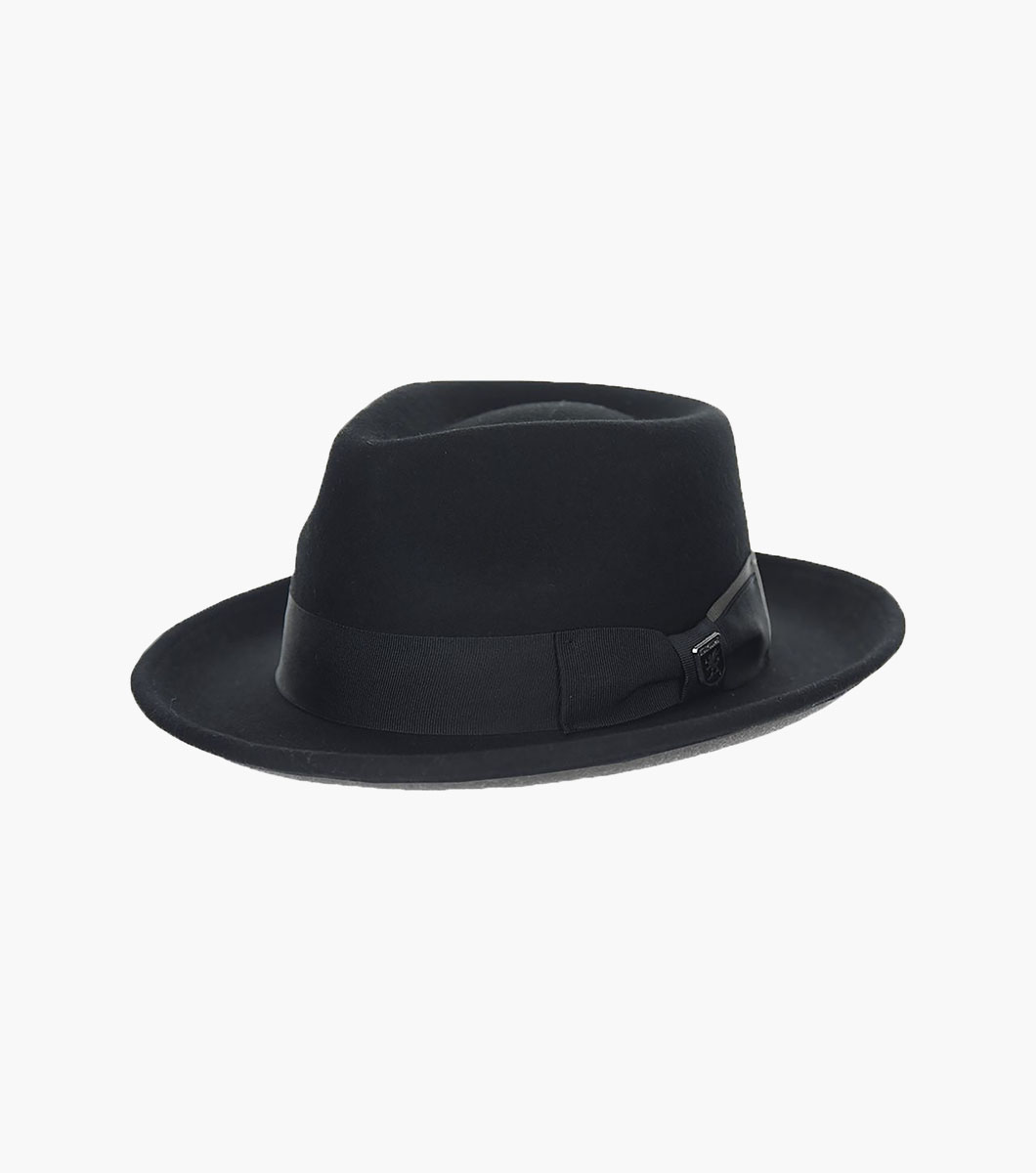 Bracco Fedora in Gray, Front View