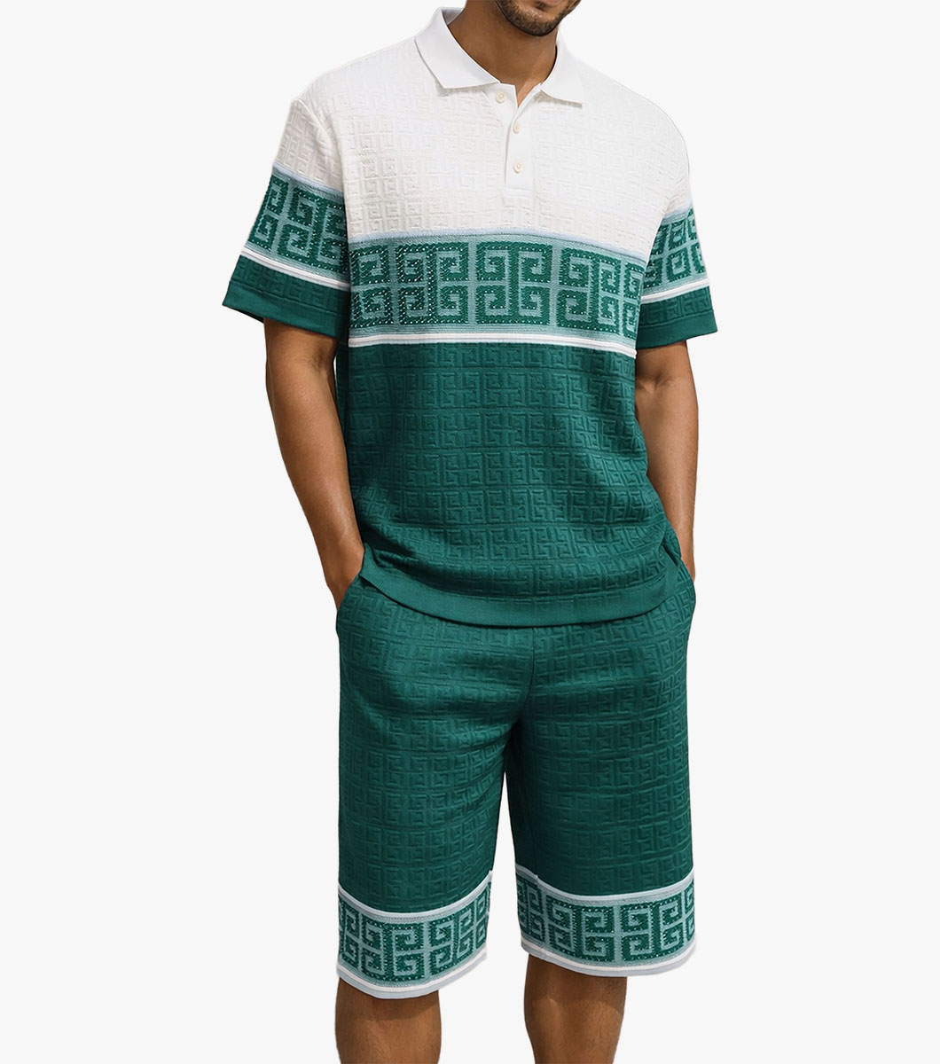 Stacy Adams Shoes Amir Short Set Green Size 3XL