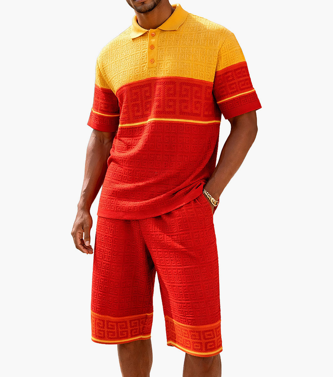 Stacy Adams Shoes Amir Short Set Gold Size 3XL