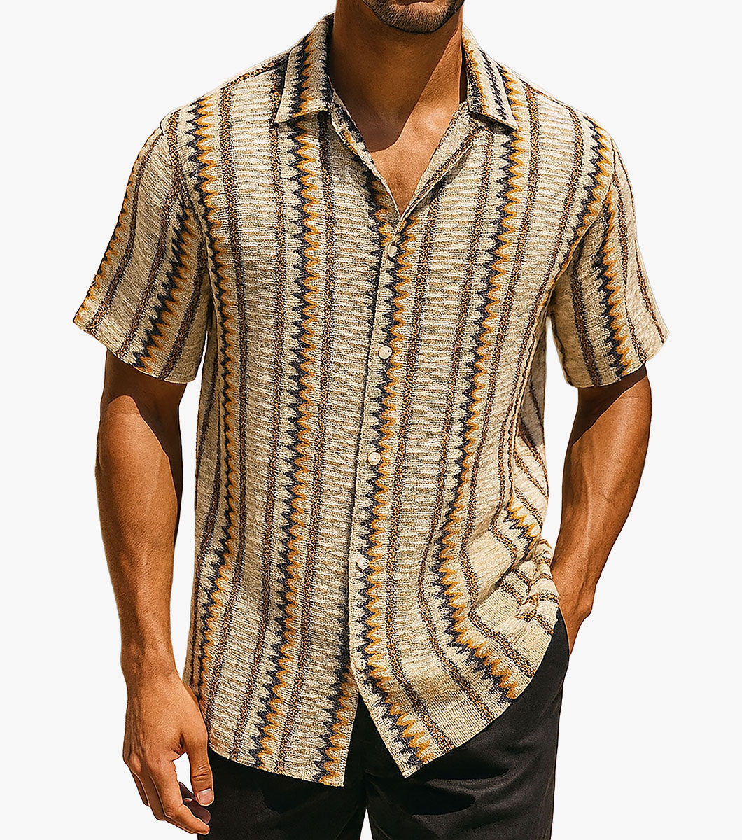 Harrison in Taupe Multi, Front View