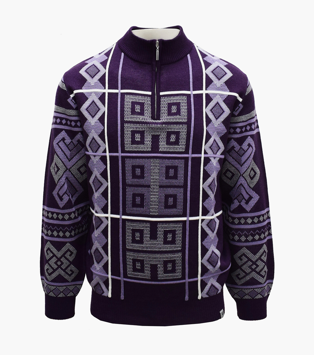 Warren in Purple, Front View