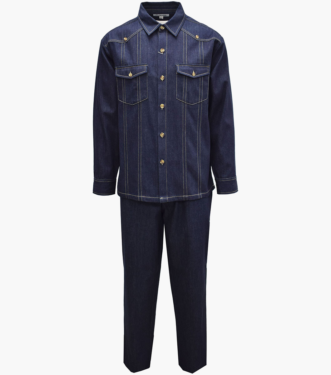 Bernardo in Indigo, Front View