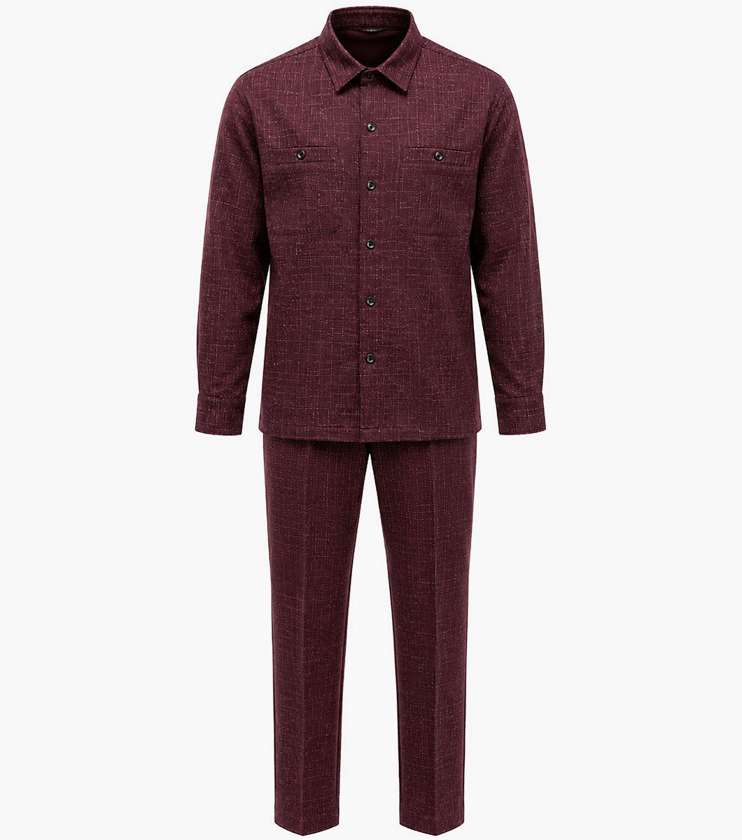 Christof in Burgundy, Front View