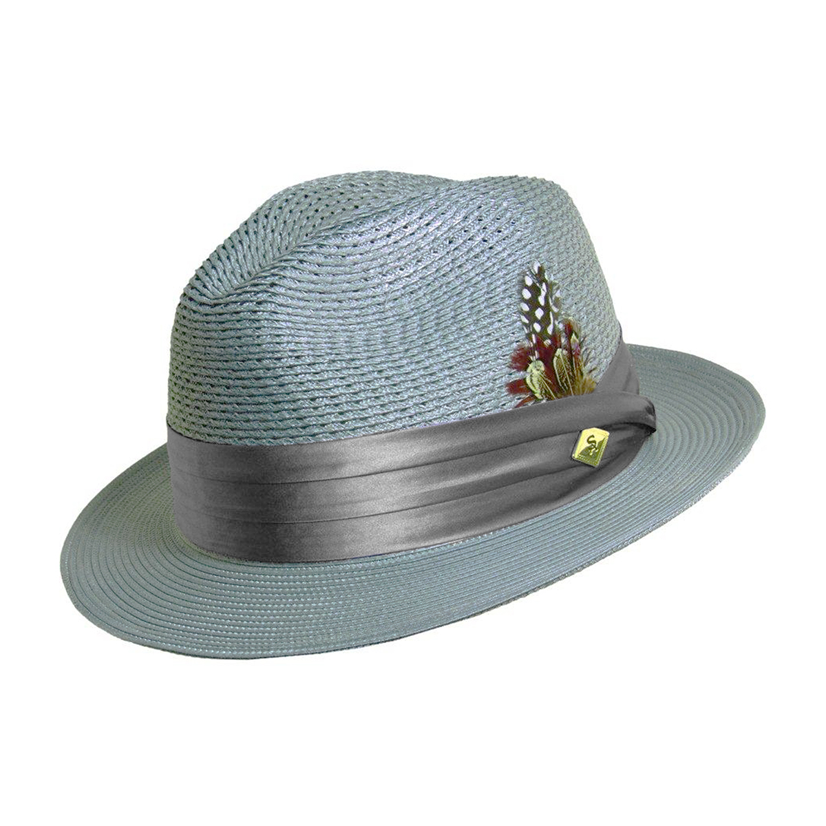Dublin Fedora in Gray, Front View