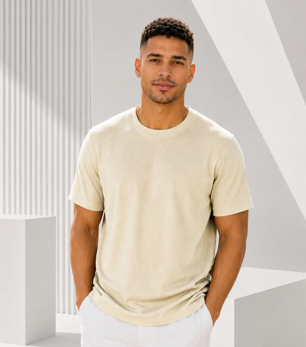 Ambrose in Cream, Front View