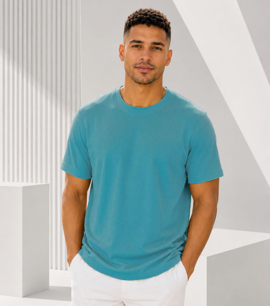 Ambrose in Teal, Front View