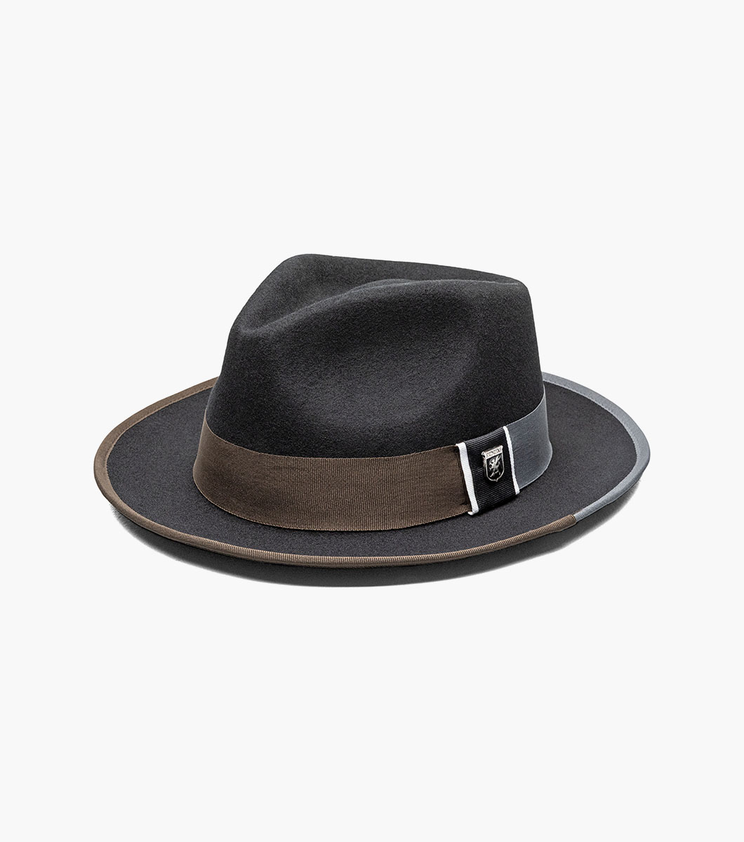 Kolter Fedora in Black, Front View