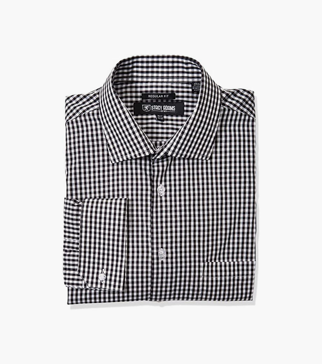 Sarasota Dress Shirt Point Collar Dress Shirts | Stacyadams.com