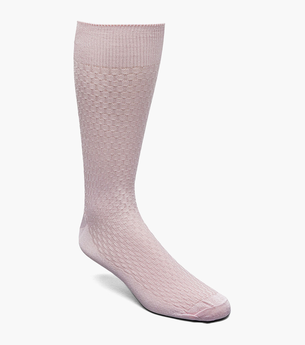 Basket Weave in Pink Multi, Front View