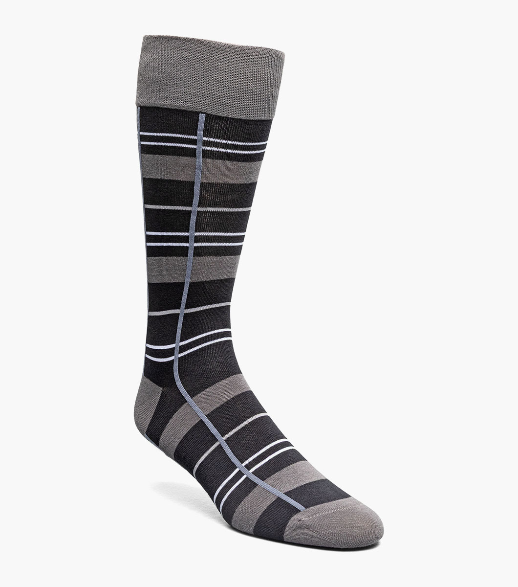 Alternating Stripes in Black, Front View