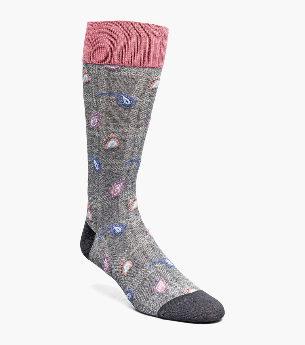 Plaid Teardrop in Gray, Front View