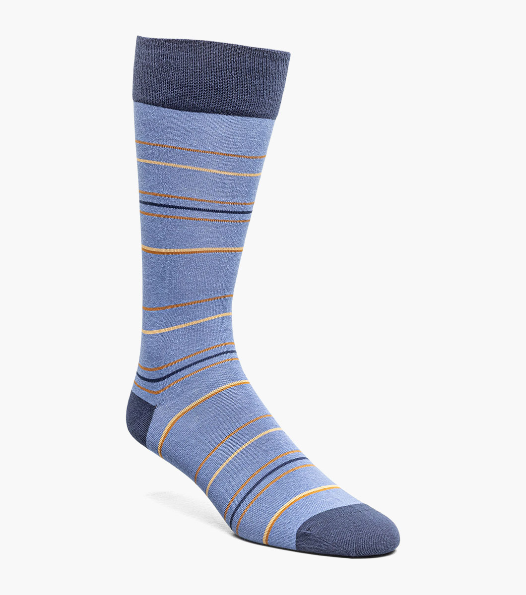 Narrow Stripes in Blue, Front View