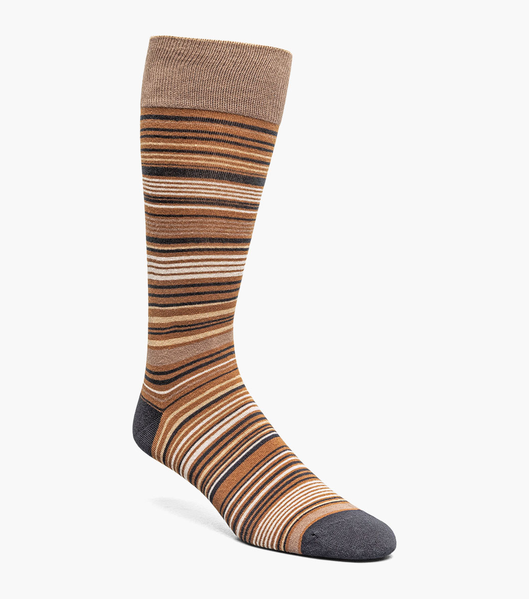 Multi-Stripe in Brown, Front View