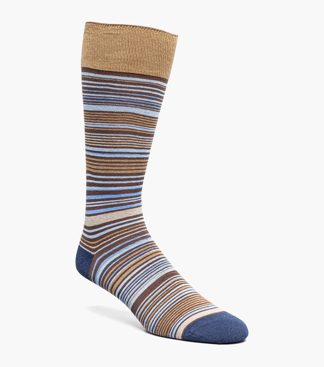 Multi-Stripe in Brown Multi, Front View