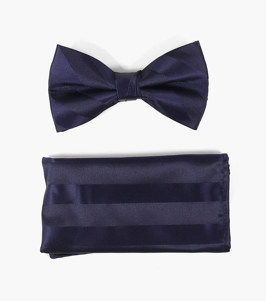 Stacy Adams Men's Satin Dot Bow Tie Set | Canada