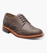 Men's Dress Shoes | Brown Wingtip Oxford | Stacy Adams Dunbar