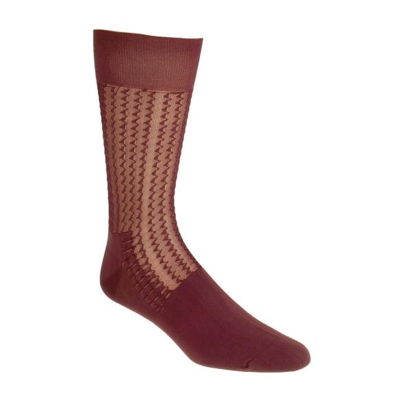 Men's Socks | Men's Accessories | Burgundy Men's Crew Dress Sock ...